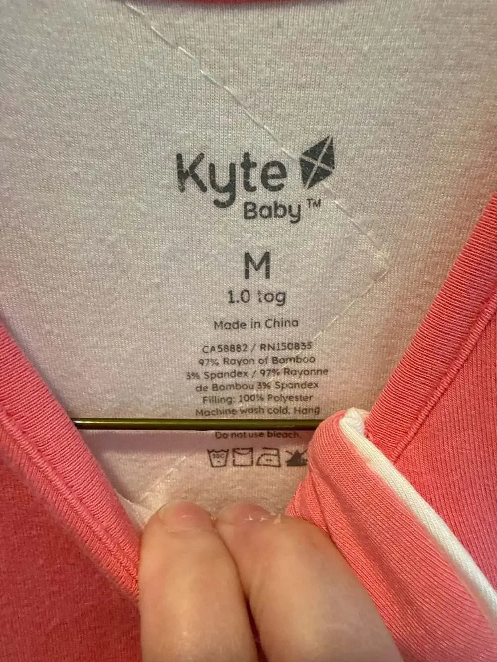 Kyte Baby Bamboo Sleep Bag 1.0 TOG in Flamingo Pink